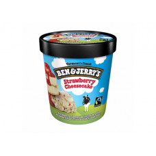 BEN AND JERRY`S STRAWBERRY CHEESECAKE 465ML